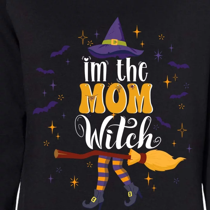 Im The Mom Witch Halloween Matching Group Costume Womens California Wash Sweatshirt