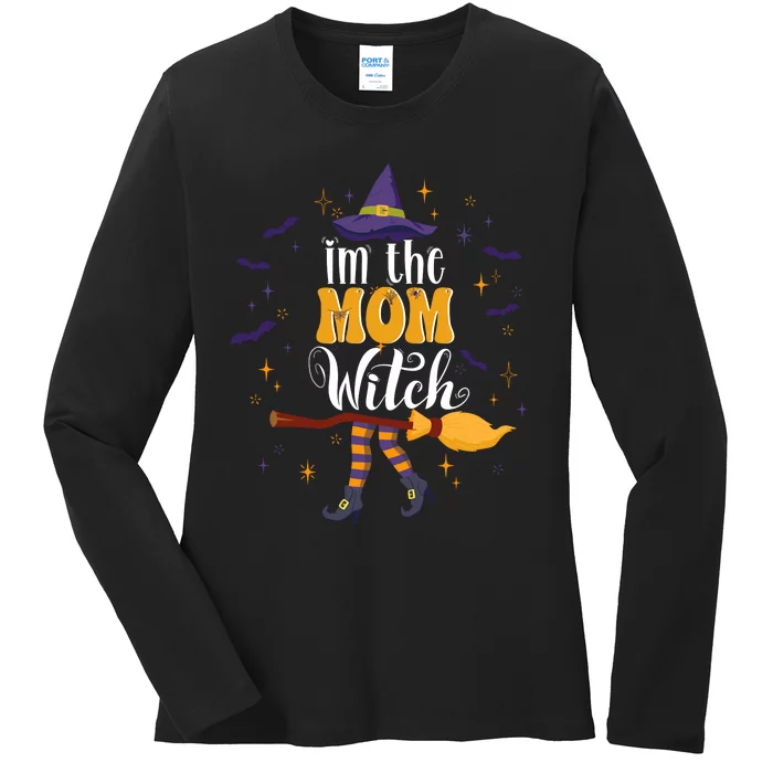 Im The Mom Witch Halloween Matching Group Costume Ladies Long Sleeve Shirt