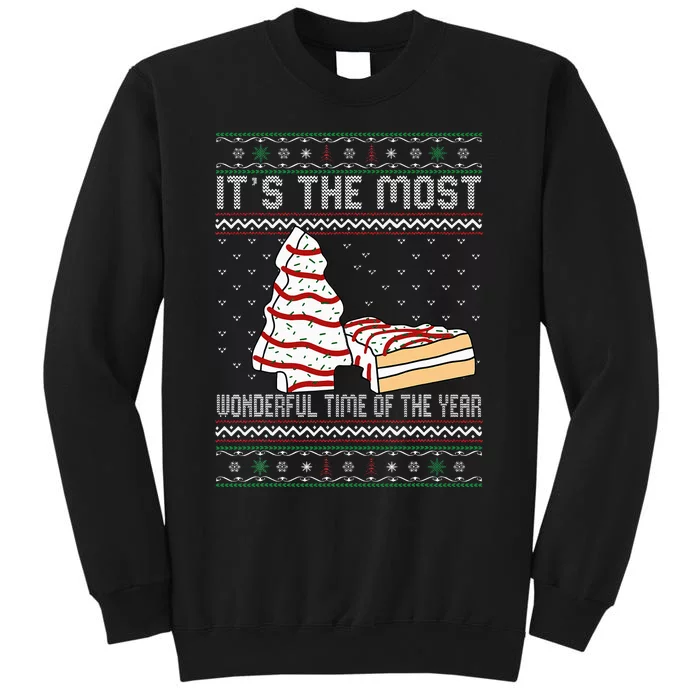 Its The Most Wonderful Time Of The Year Christmas tree cake Sweatshirt