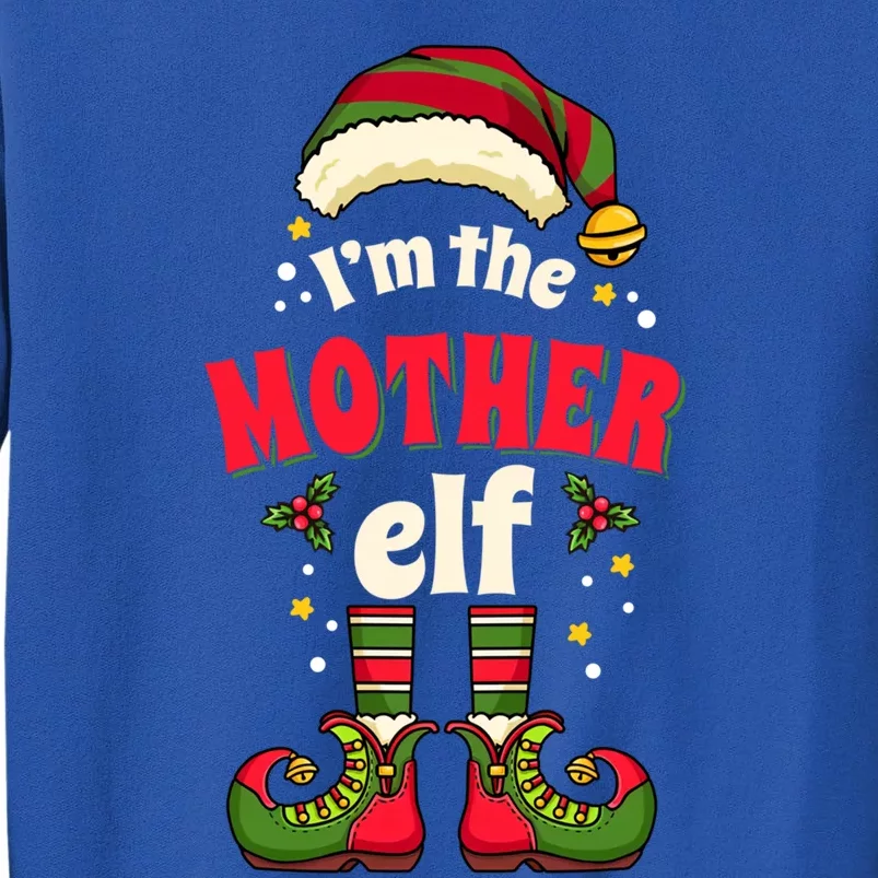 IM The Mother Elf Funny Matching Family Christmas Pajama Gift Tall Sweatshirt