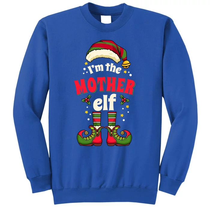 IM The Mother Elf Funny Matching Family Christmas Pajama Gift Tall Sweatshirt