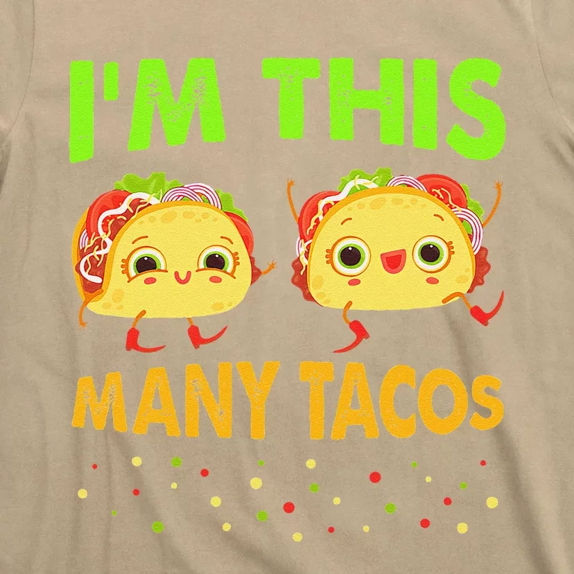 I'm This Many Tacos Second Birthday Twosday Cinco De Mayo T-Shirt