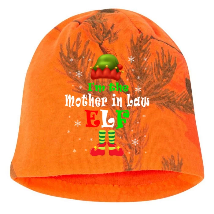 IM The Mother In Law Elf Cute Elf Matching Family Christmas Gift Kati - Camo Knit Beanie