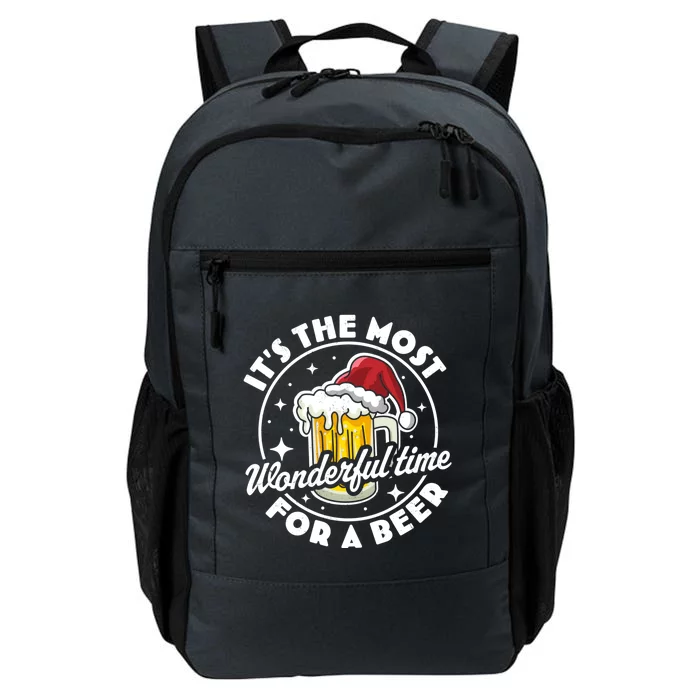 It's The Most Wonderful Time Beer Gift Beer Ing Xmas Gift Daily Commute Backpack