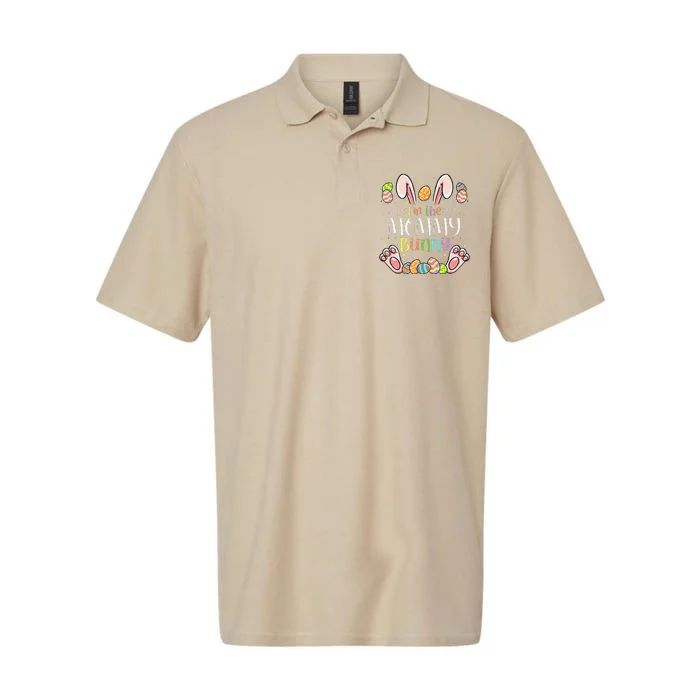 I'm The Mommy Bunny Matching Family Easter Party Softstyle Adult Sport Polo