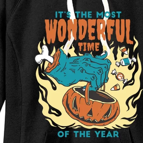 It's The Most Wonderful Time Of The Year Halloween Women's Fleece Hoodie