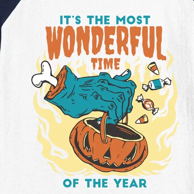 It's The Most Wonderful Time Of The Year Halloween Baseball Sleeve Shirt