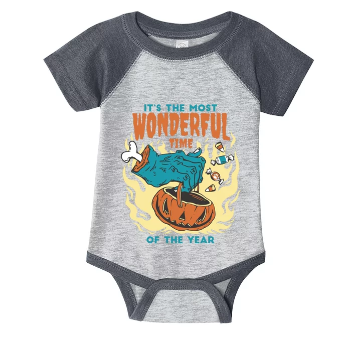 It's The Most Wonderful Time Of The Year Halloween Infant Baby Jersey Bodysuit