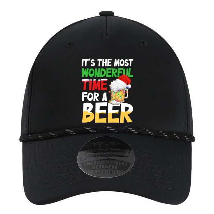 It's The Most Wonderful Xmas Time Beer Santa Christmas Gift Performance The Dyno Cap