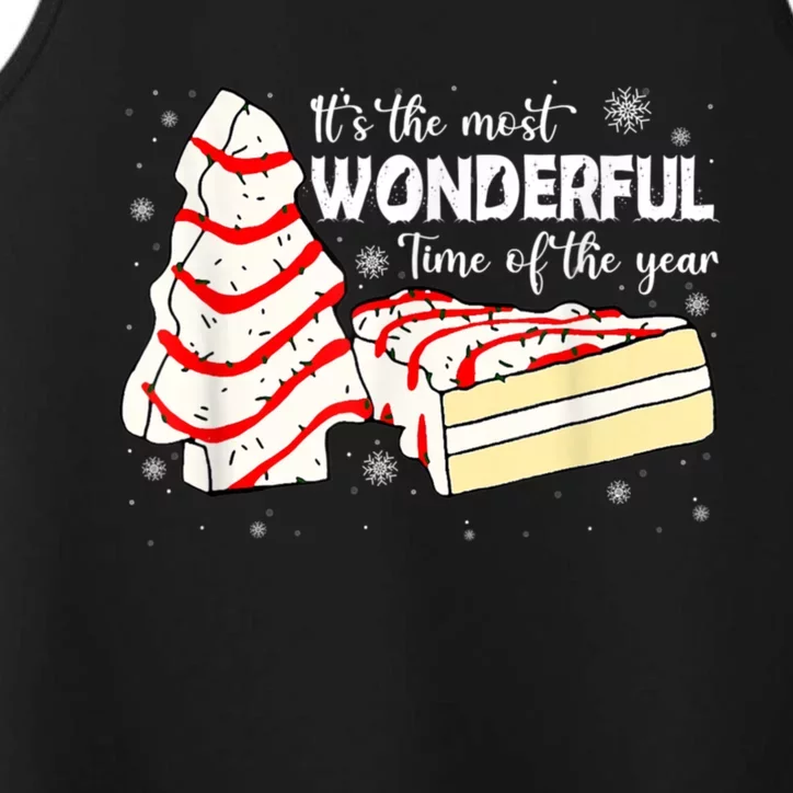 Its The Most Wonderful Time Of The Year Christmas Cake Performance Tank