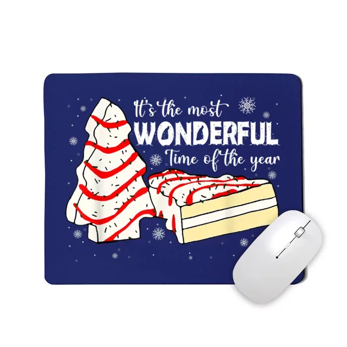 Its The Most Wonderful Time Of The Year Christmas Cake Mousepad