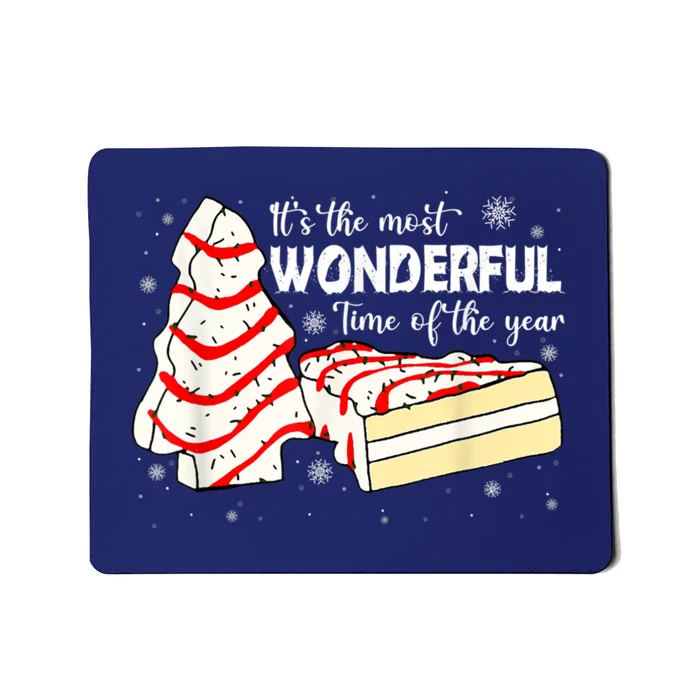 Its The Most Wonderful Time Of The Year Christmas Cake Mousepad