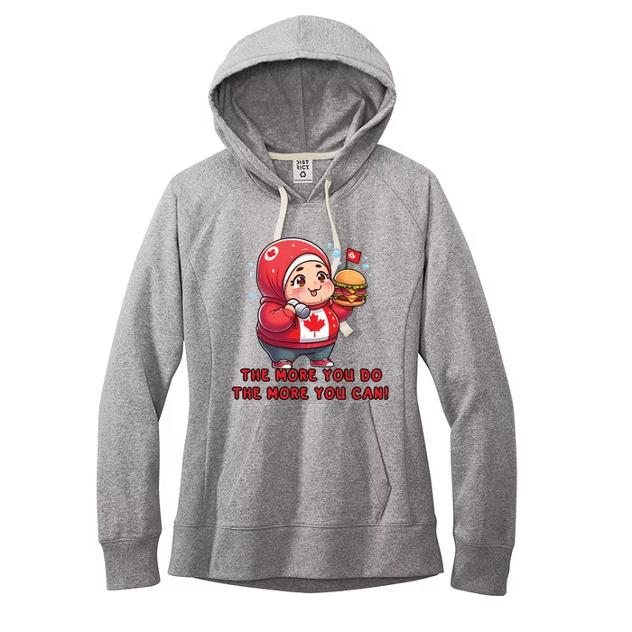 Inspirational The More You Do The More You Can Women's Fleece Hoodie