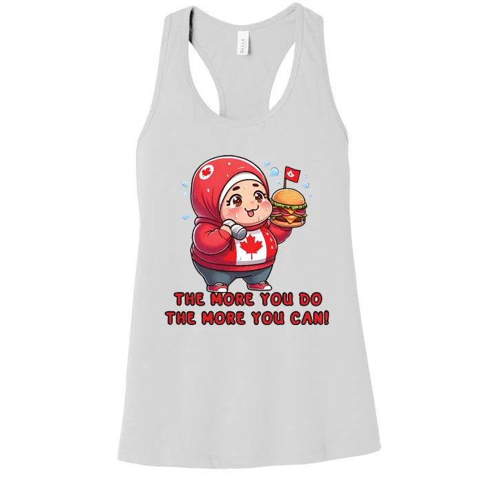 Inspirational The More You Do The More You Can Women's Racerback Tank