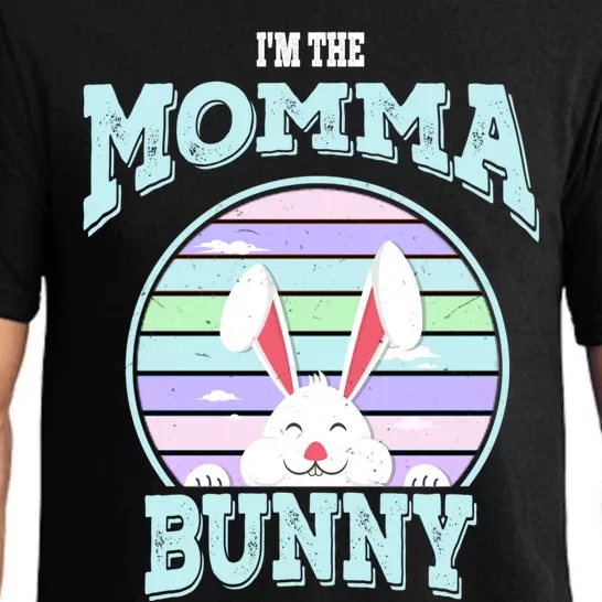 I'm The Momma Bunny Matching Family Easter Sunday Gift Pajama Set