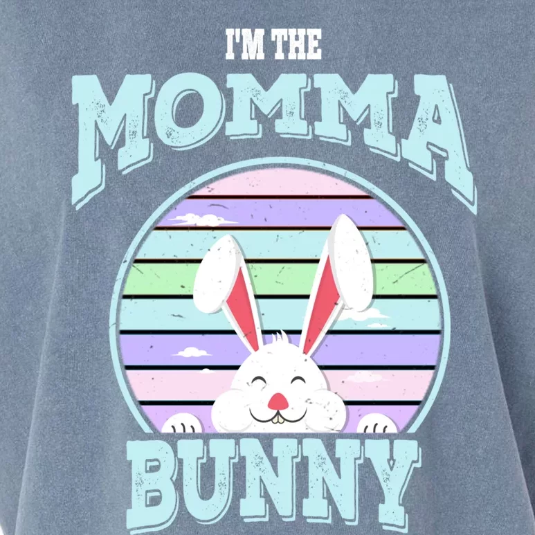 I'm The Momma Bunny Matching Family Easter Sunday Gift Garment-Dyed Women's Muscle Tee