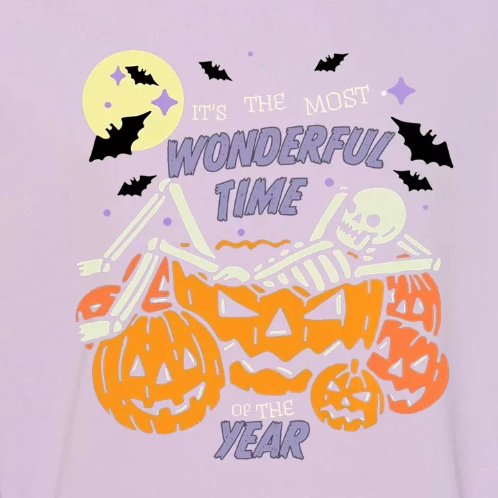 ItS The Most Wonderful Time Of The Year Halloween Gift Garment-Dyed Sweatshirt