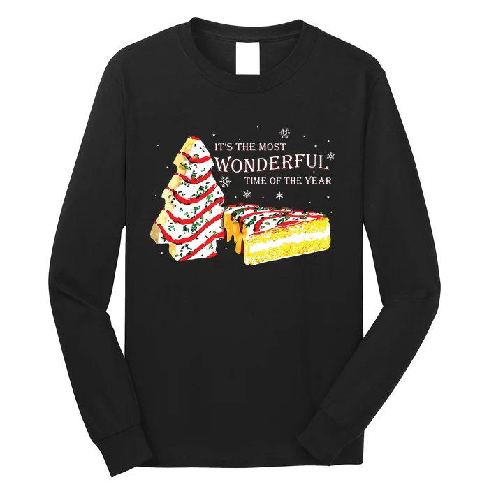 Its The Most Wonderful Time Of The Year Snack Cake Christmas Long Sleeve Shirt