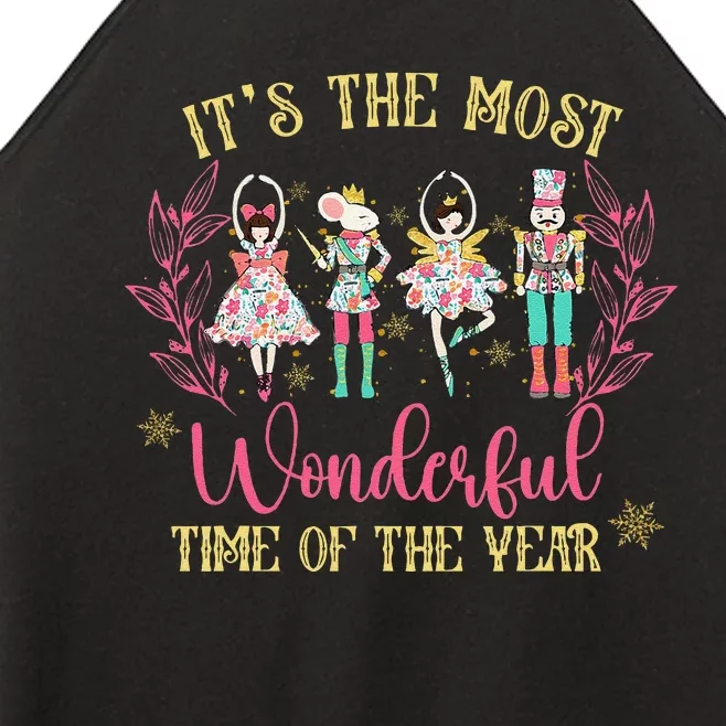 ItS The Most Wonderful Time Of Year Nutcracker Ballet Xmas Women’s Perfect Tri Rocker Tank