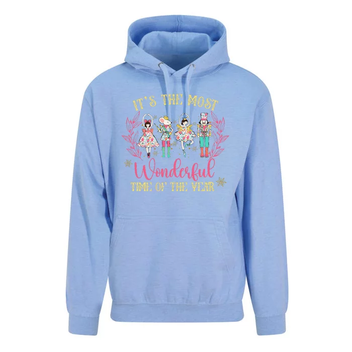 ItS The Most Wonderful Time Of Year Nutcracker Ballet Xmas Unisex Surf Hoodie