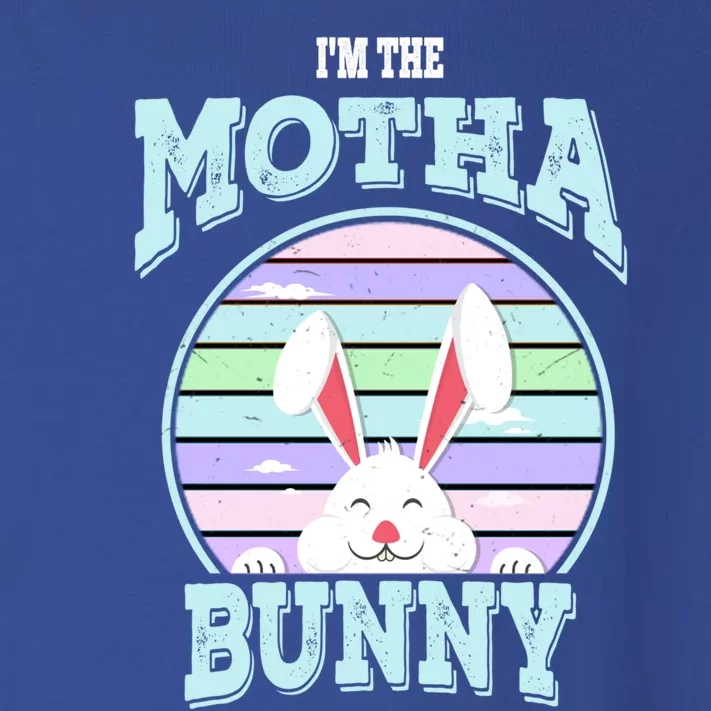 I'm The Motha Bunny Matching Family Easter Sunday Cute Gift Toddler Long Sleeve Shirt