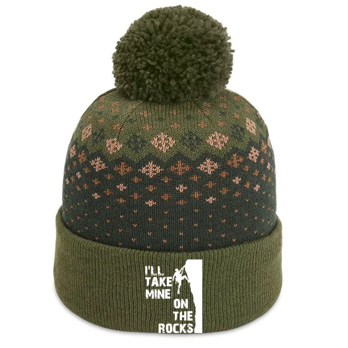 Ill Take Mine On The Rocks The Baniff Cuffed Pom Beanie