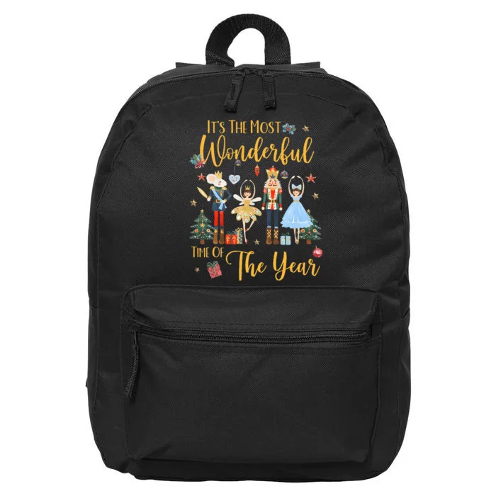 ItS The Most Wonderful Time Of The Year Nutcracker Ballet 16 in Basic Backpack