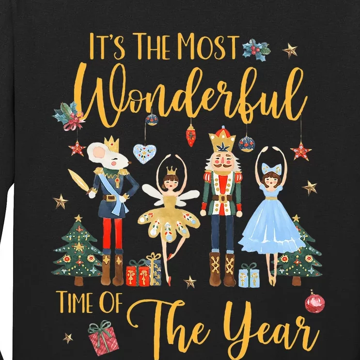 ItS The Most Wonderful Time Of The Year Nutcracker Ballet Tall Long Sleeve T-Shirt