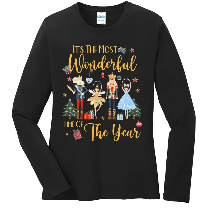 ItS The Most Wonderful Time Of The Year Nutcracker Ballet Ladies Long Sleeve Shirt