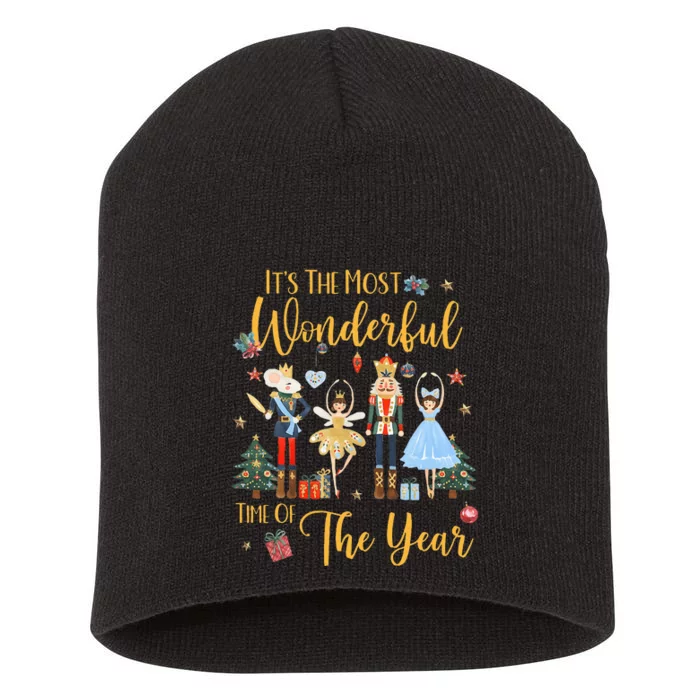 ItS The Most Wonderful Time Of The Year Nutcracker Ballet Short Acrylic Beanie