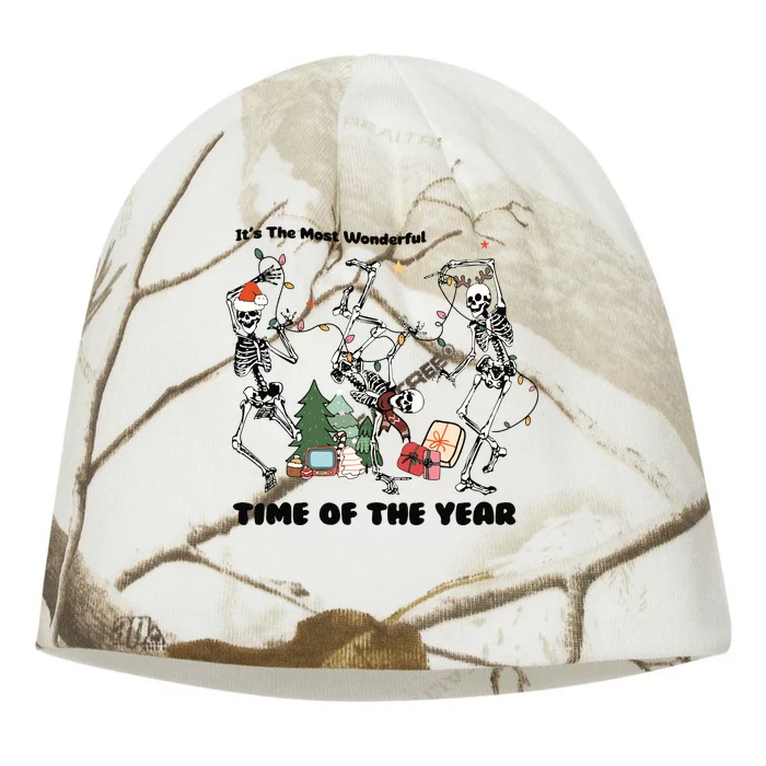 Its The Most Wonderful Time Of The Year Skeleton Christmas Kati - Camo Knit Beanie