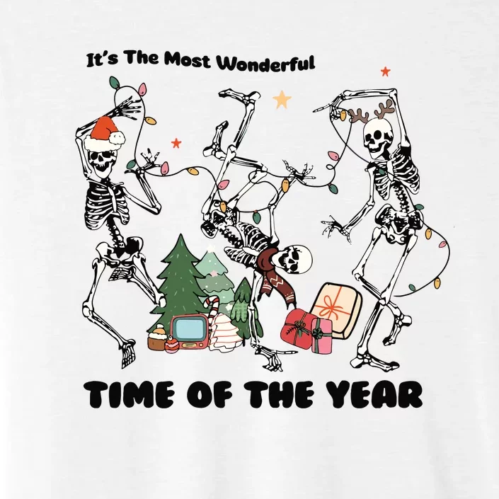 Its The Most Wonderful Time Of The Year Skeleton Christmas ChromaSoft Performance T-Shirt