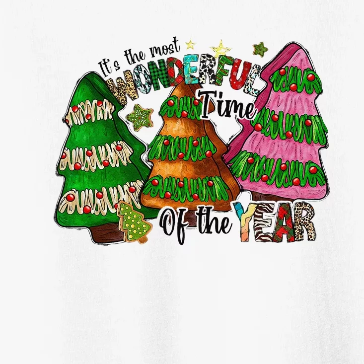 ItS The Most Wonderful Time Of The Year Christmas Cake Toddler T-Shirt