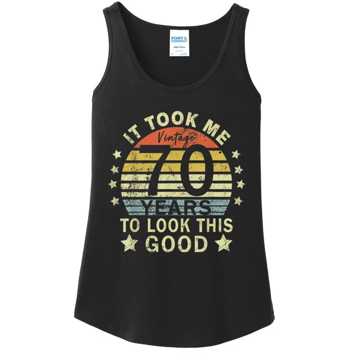 It took me 70 years to look this good 70th Birthday vintage Ladies Essential Tank