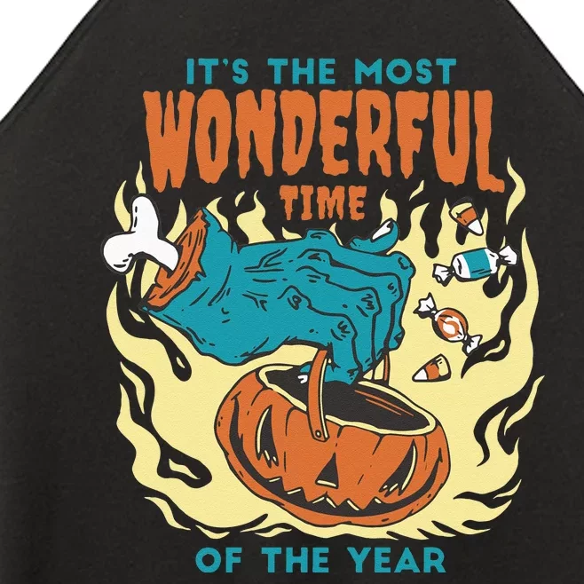 Its The Most Wonderful Time Of The Year Funny Halloween Women’s Perfect Tri Rocker Tank