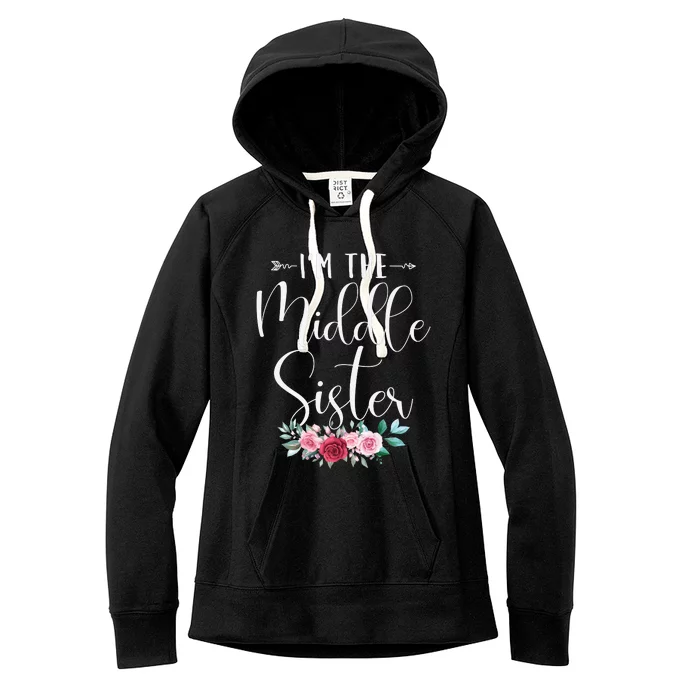 I'm The Middle Sister I'm The Middle Sister Women's Fleece Hoodie