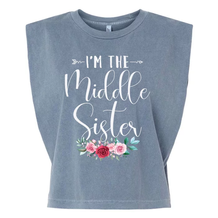 I'm The Middle Sister I'm The Middle Sister Garment-Dyed Women's Muscle Tee