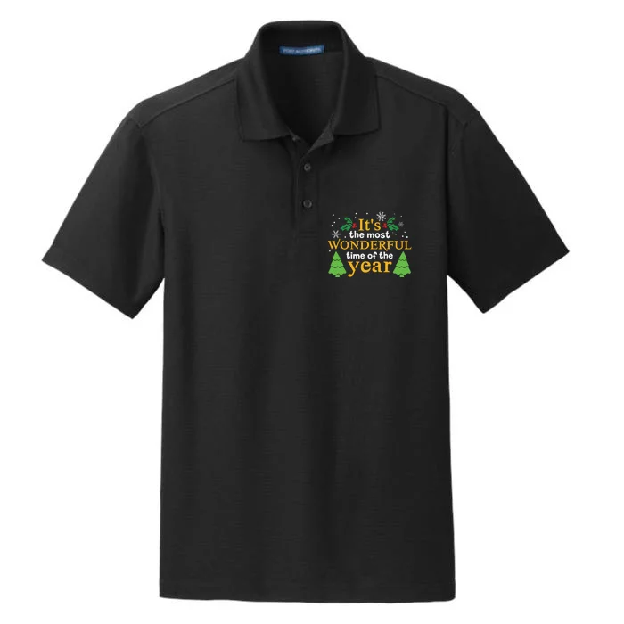 Its The Most Wonderful Time Of The Year Dry Zone Grid Performance Polo