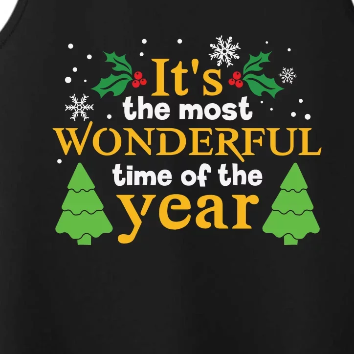 Its The Most Wonderful Time Of The Year Performance Tank