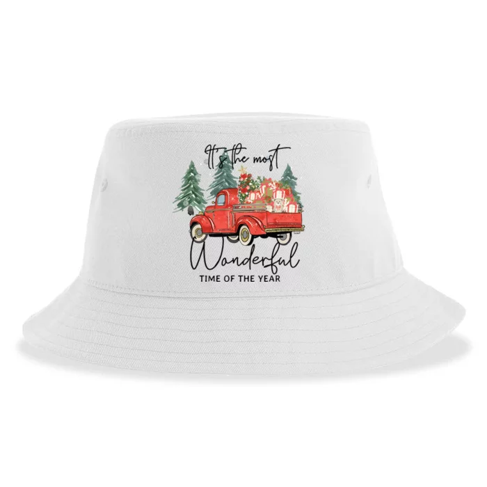 Its The Most Wonderful Time Of Year Sweatee Christmas Sustainable Bucket Hat