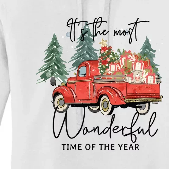 Its The Most Wonderful Time Of Year Sweatee Christmas Women's Pullover Hoodie