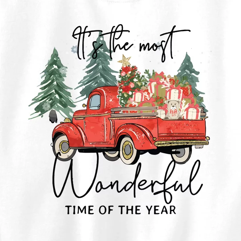 Its The Most Wonderful Time Of Year Sweatee Christmas Kids Sweatshirt