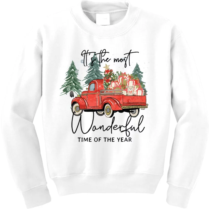 Its The Most Wonderful Time Of Year Sweatee Christmas Kids Sweatshirt