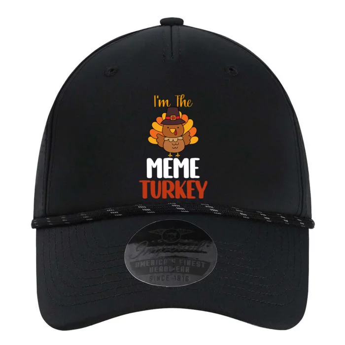 Im The Meme Turkey Funny Family Matching Thanksgiving Gift Performance The Dyno Cap