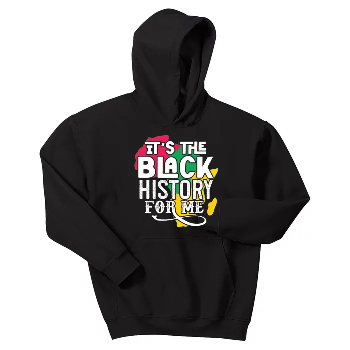 It's The Melanin For Me Melanated Black History Month Kids Hoodie