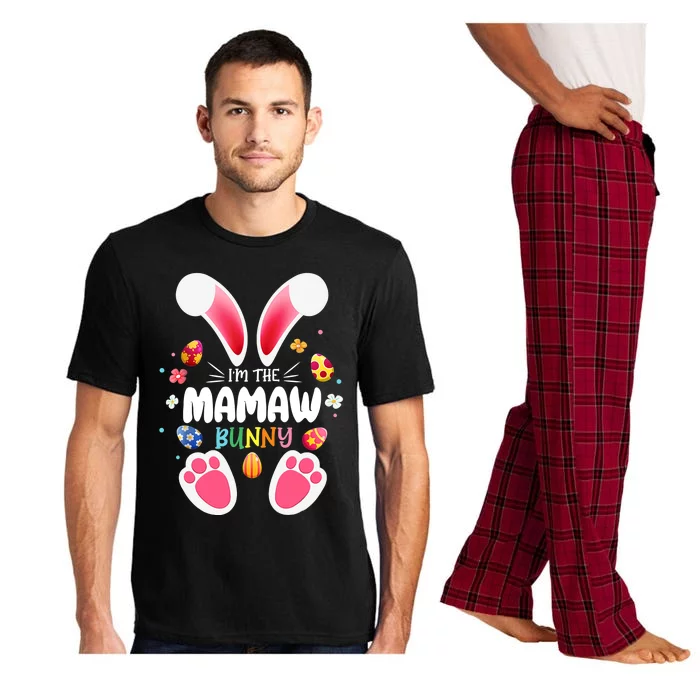 I'm The Mamaw Bunny Matching Family Happy Easter Day Pajama Set