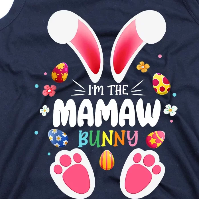 I'm The Mamaw Bunny Matching Family Happy Easter Day Tank Top