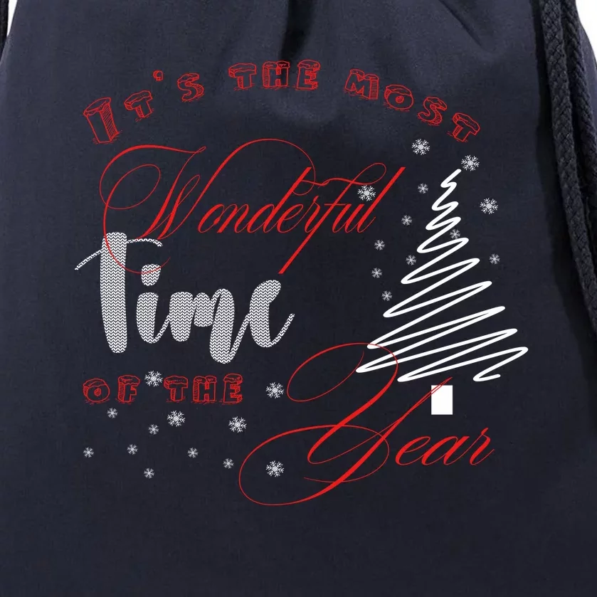 ItS The Most Wonderful Of The Year Drawstring Bag