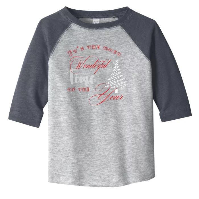 ItS The Most Wonderful Of The Year Toddler Fine Jersey T-Shirt