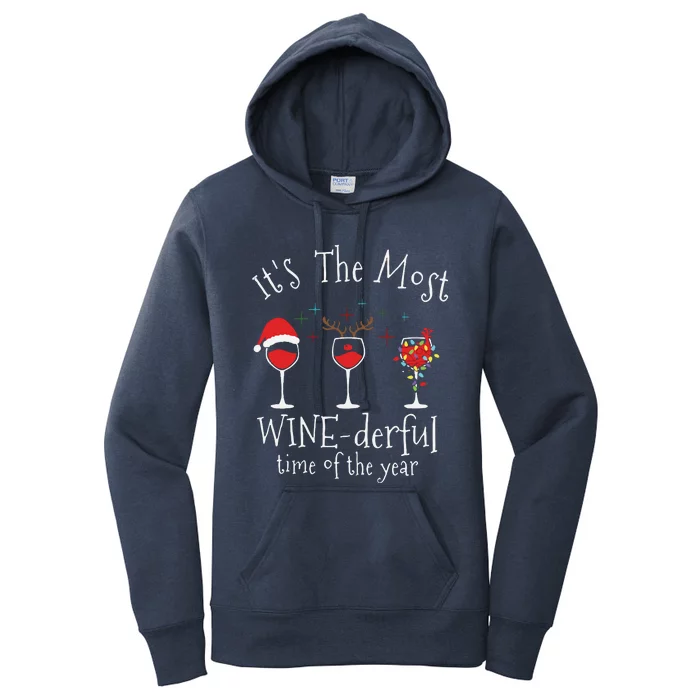 Its The Most Winederful Time Of The Year Funny Christmas Women's Pullover Hoodie